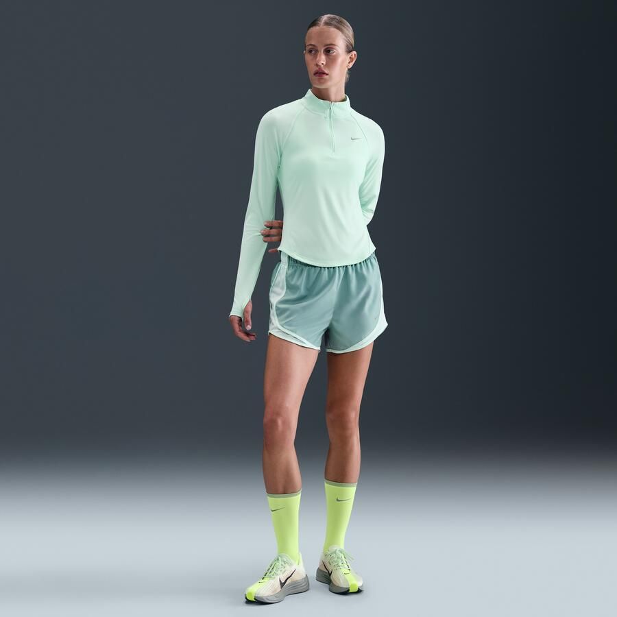 Nike Tempo Dri-FIT hardloopshorts met halfhoge taille en binnenbroekje voor dames Groen - Foto 4