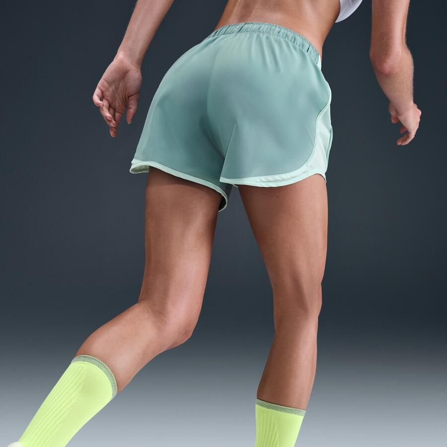 Nike Tempo Dri-FIT hardloopshorts met halfhoge taille en binnenbroekje voor dames Groen - Foto 2