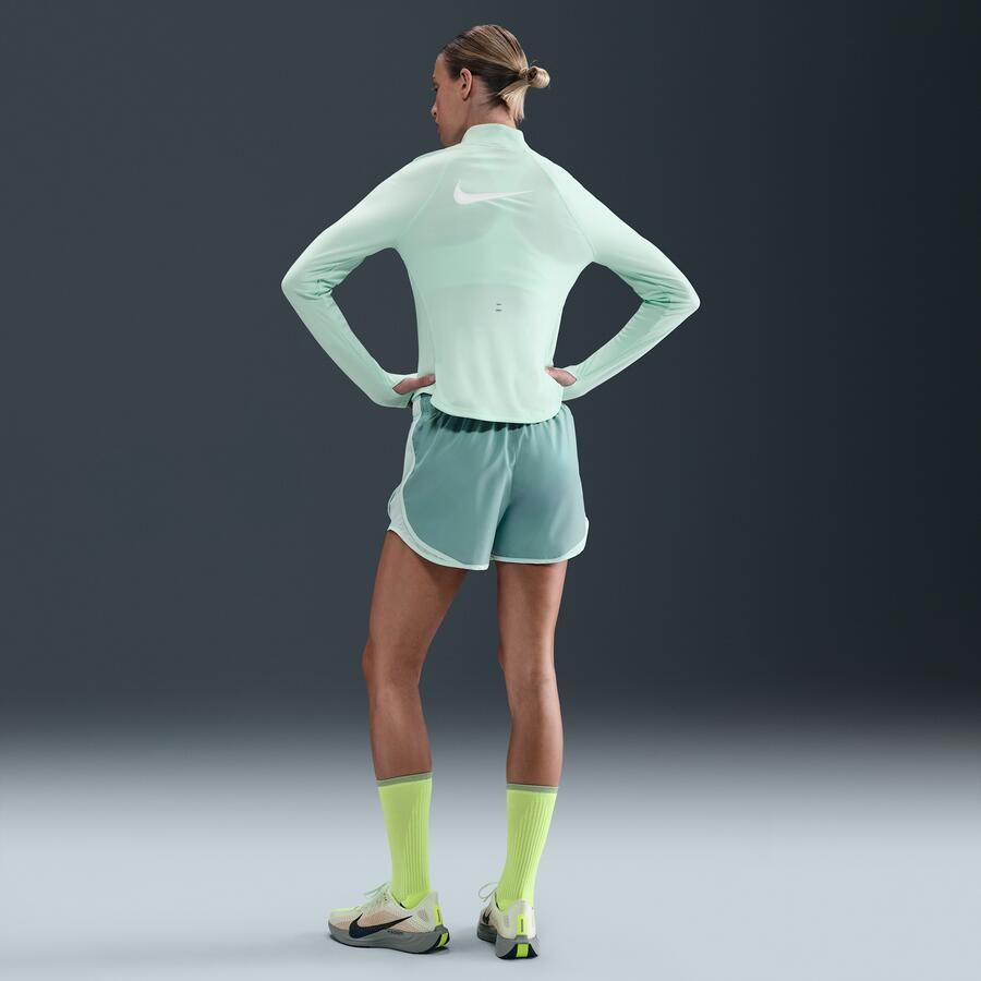Nike Tempo Dri-FIT hardloopshorts met halfhoge taille en binnenbroekje voor dames Groen - Foto 3