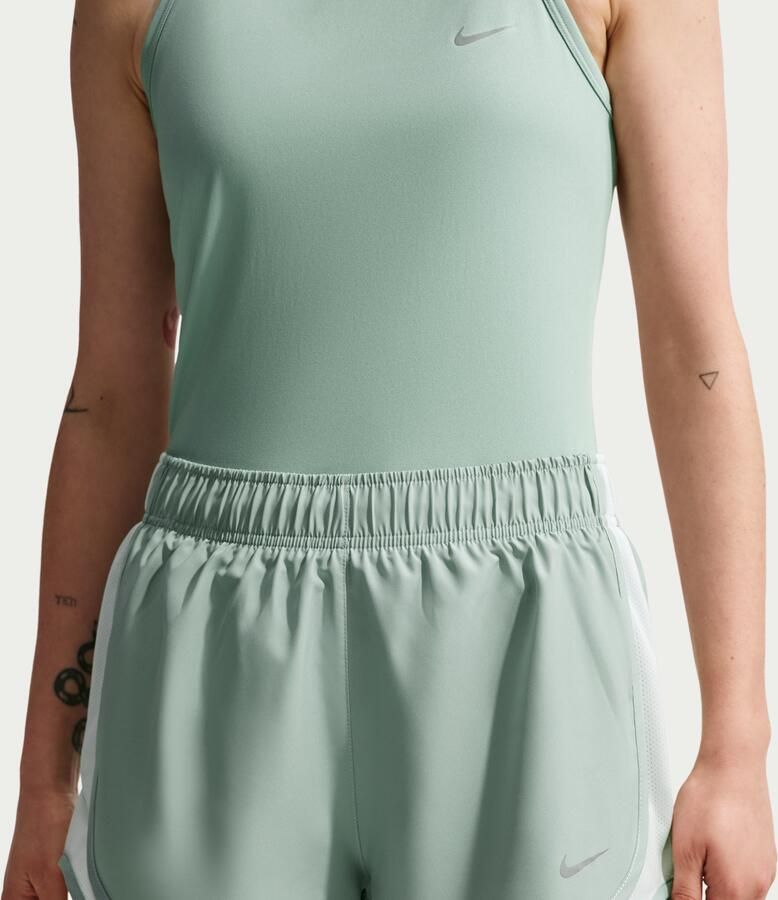 Nike Tempo Dri-FIT hardloopshorts met halfhoge taille en binnenbroekje voor dames Groen - Foto 2