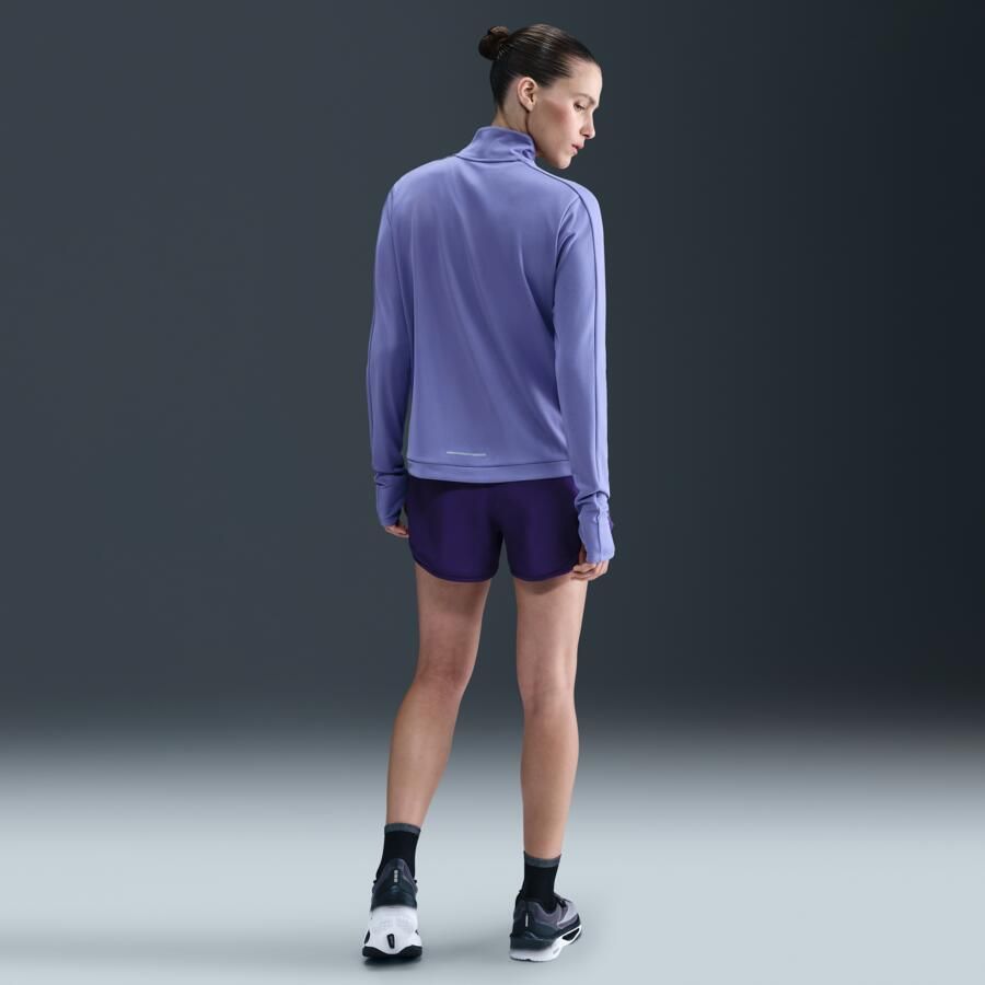 Nike Tempo Dri-FIT hardloopshorts met halfhoge taille en binnenbroekje voor dames Paars - Foto 3