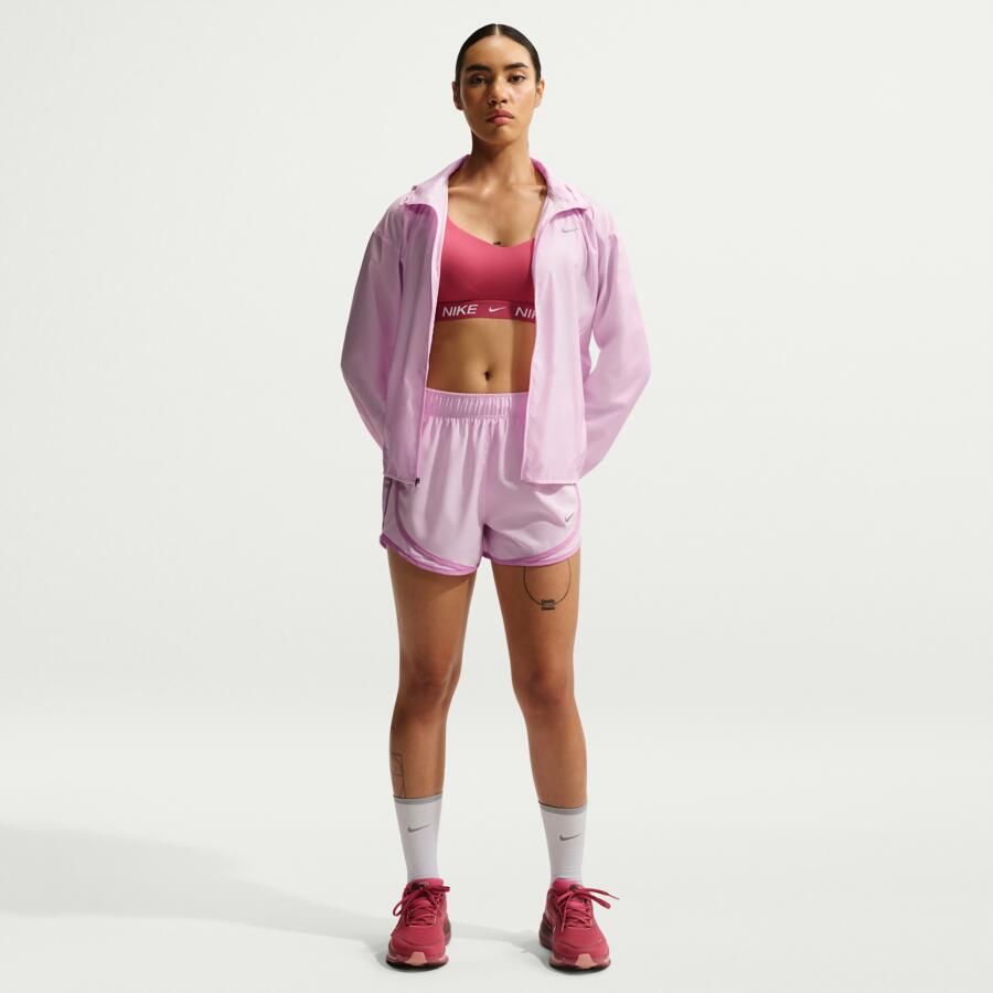 Nike Tempo Dri-FIT hardloopshorts met halfhoge taille en binnenbroekje voor dames Roze - Foto 4