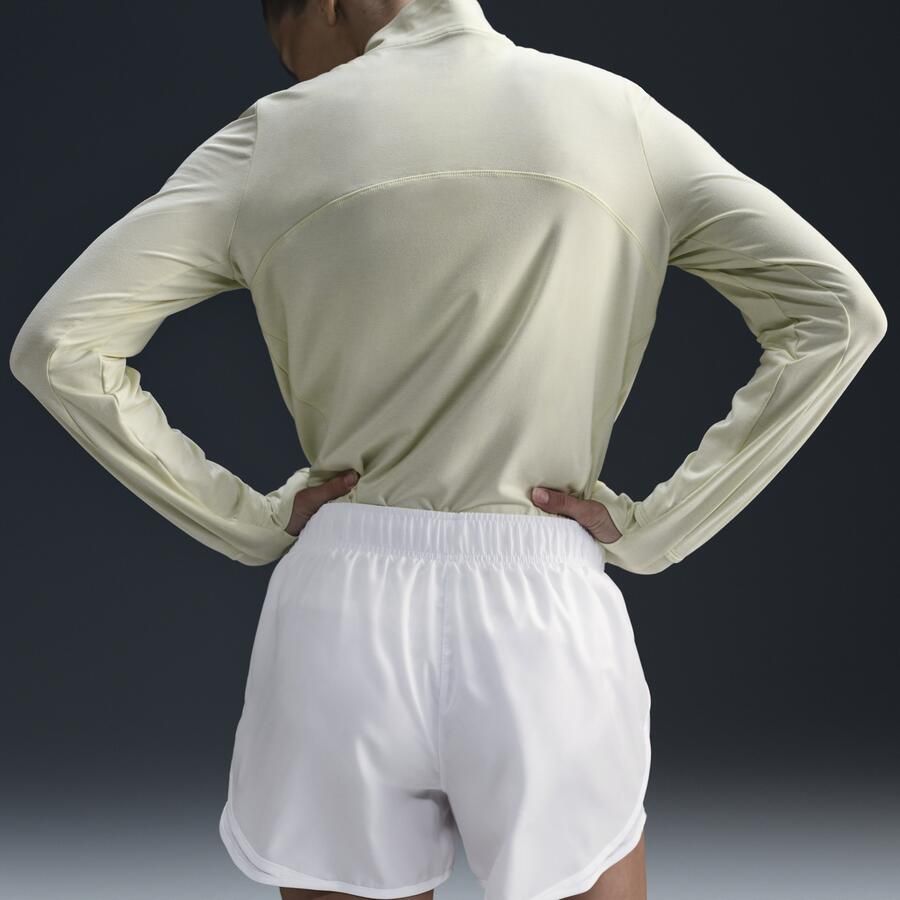 Nike Tempo Dri-FIT hardloopshorts met halfhoge taille en binnenbroekje voor dames Wit - Foto 2