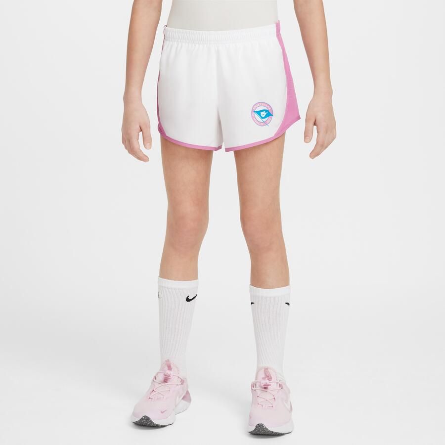 Nike Tempo Dri-FIT hardloopshorts voor meisjes Wit - Foto 4