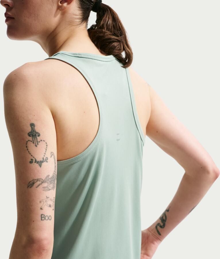 Nike Tempo Dri-FIT hardlooptanktop voor dames Groen - Foto 4