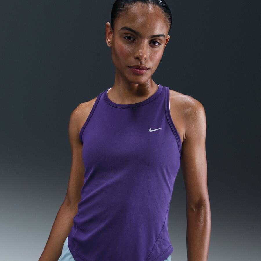 Nike Tempo Dri-FIT hardlooptanktop voor dames Paars - Foto 4