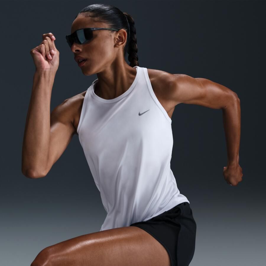 Nike Tempo Dri-FIT hardlooptanktop voor dames Wit