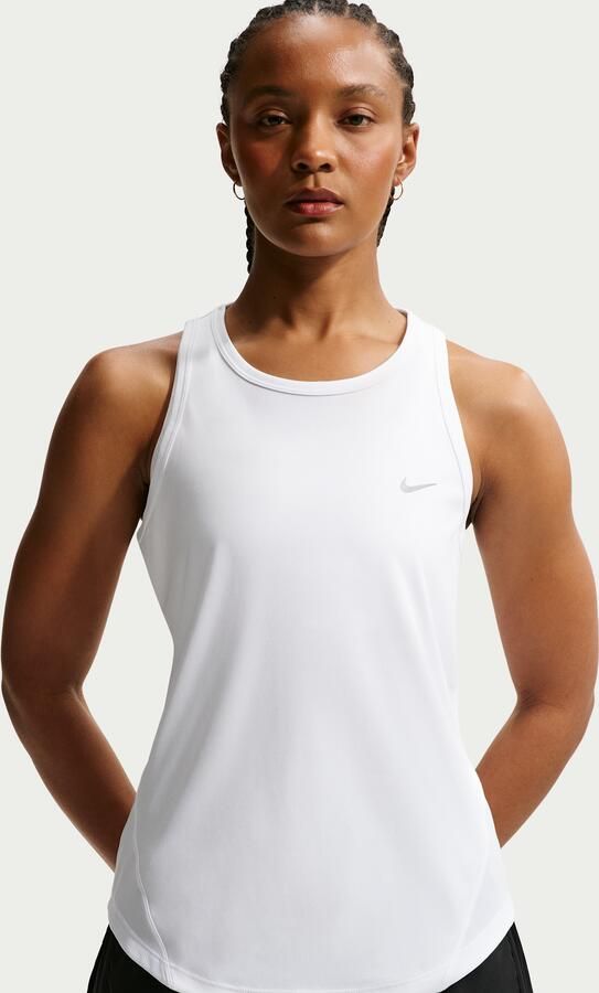 Nike Tempo Dri-FIT hardlooptanktop voor dames Wit