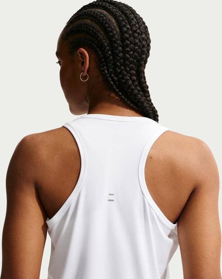 Nike Tempo Dri-FIT hardlooptanktop voor dames Wit - Foto 3