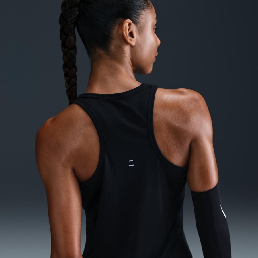 Nike Tempo Dri-FIT hardlooptanktop voor dames Zwart - Foto 4