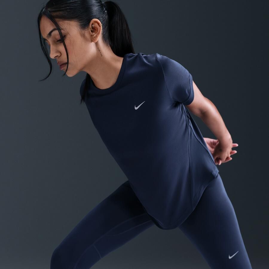 Nike Tempo Dri-FIT hardlooptop met korte mouwen voor dames Blauw - Foto 2