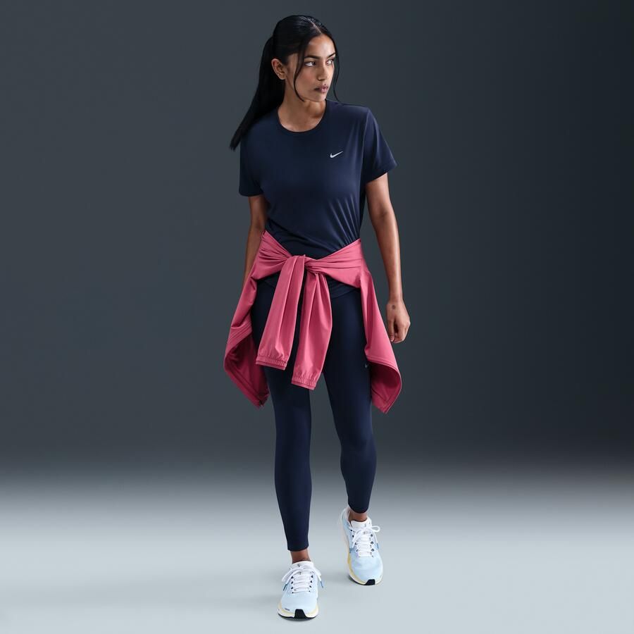 Nike Tempo Dri-FIT hardlooptop met korte mouwen voor dames Blauw - Foto 3