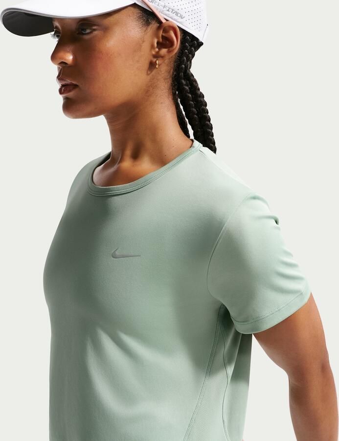Nike Tempo Dri-FIT hardlooptop met korte mouwen voor dames Groen - Foto 4