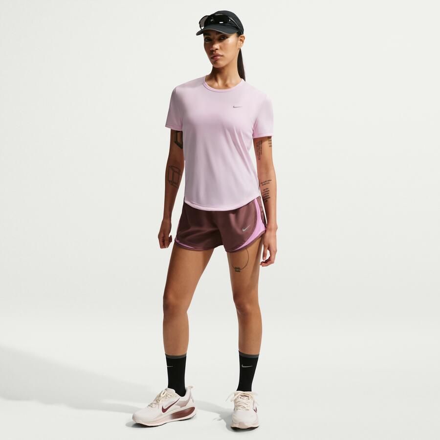 Nike Tempo Dri-FIT hardlooptop met korte mouwen voor dames Roze