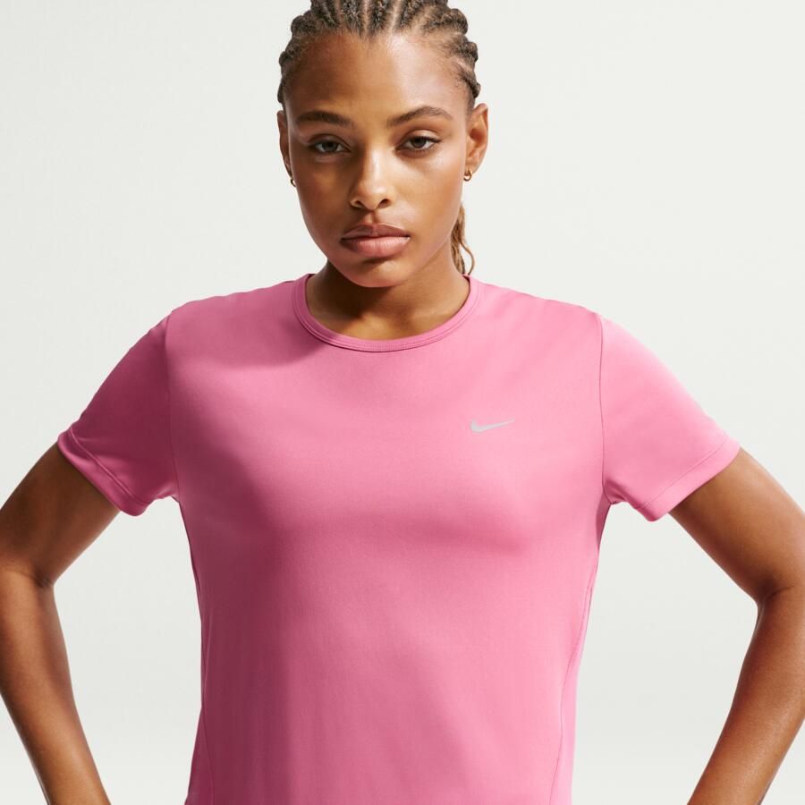Nike Tempo Dri-FIT hardlooptop met korte mouwen voor dames Roze