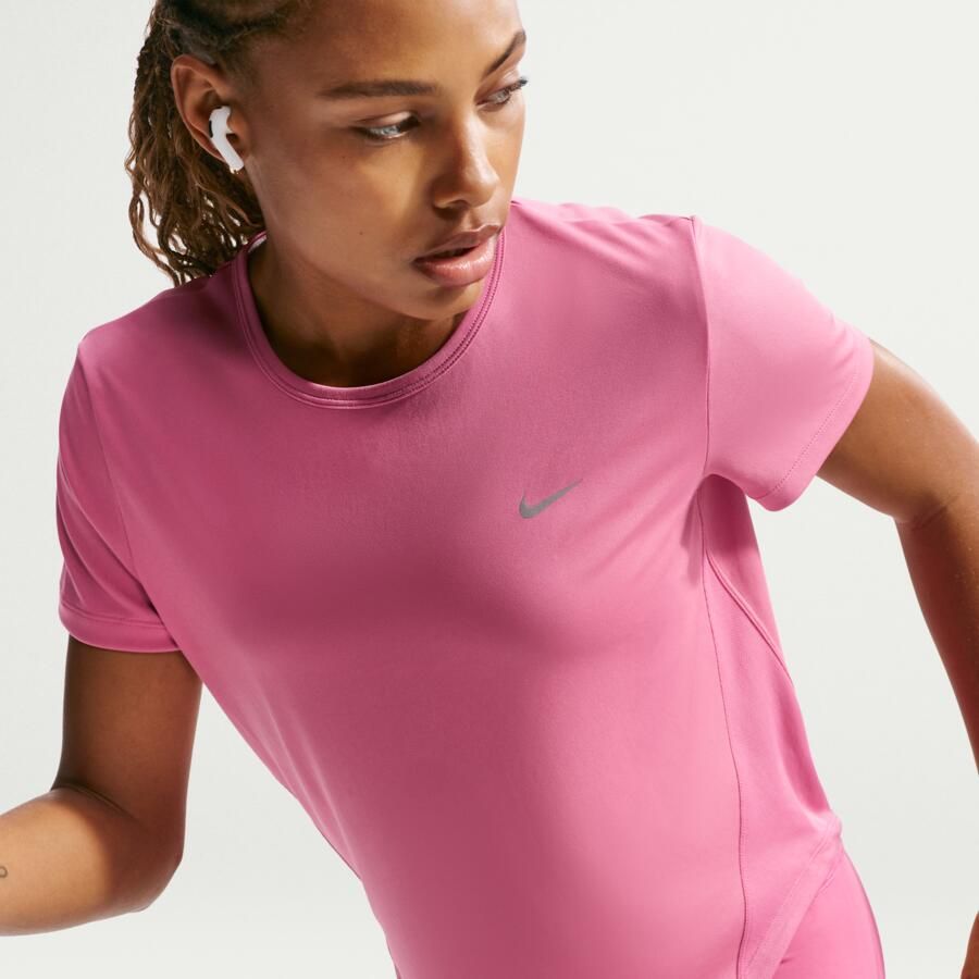 Nike Tempo Dri-FIT hardlooptop met korte mouwen voor dames Roze - Foto 3