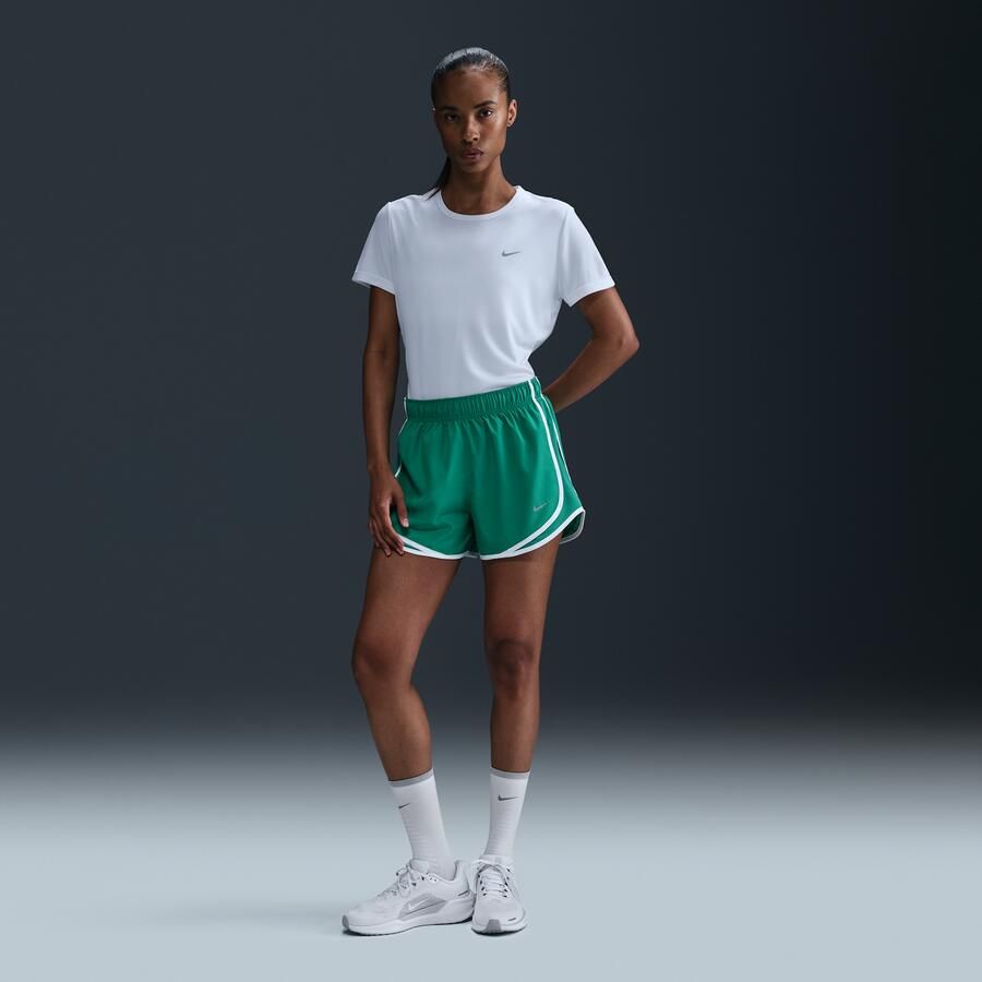 Nike Tempo Dri-FIT hardlooptop met korte mouwen voor dames Wit - Foto 3