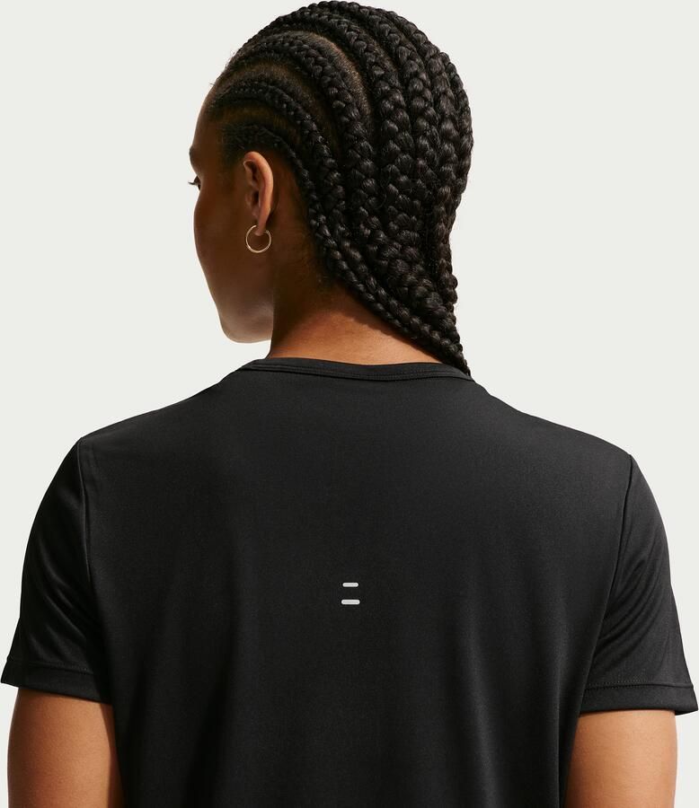 Nike Tempo Dri-FIT hardlooptop met korte mouwen voor dames Zwart - Foto 8