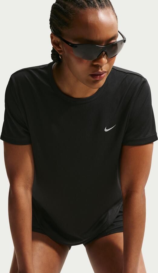 Nike Tempo Dri-FIT hardlooptop met korte mouwen voor dames Zwart - Foto 9