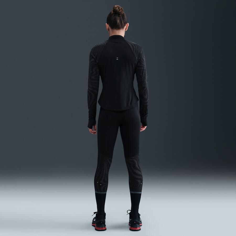 Nike Tempo Flash 7 8-hardlooplegging met hoge taille voor dames Zwart - Foto 3