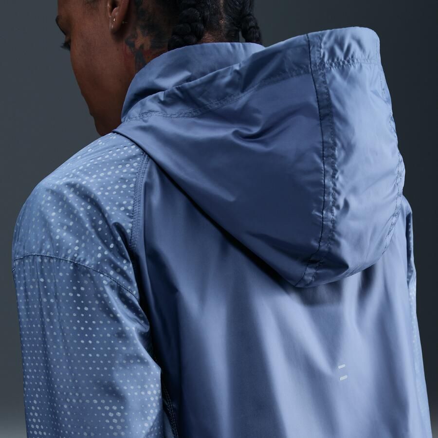 Nike Tempo Flash Repel hardloopjack voor dames Blauw