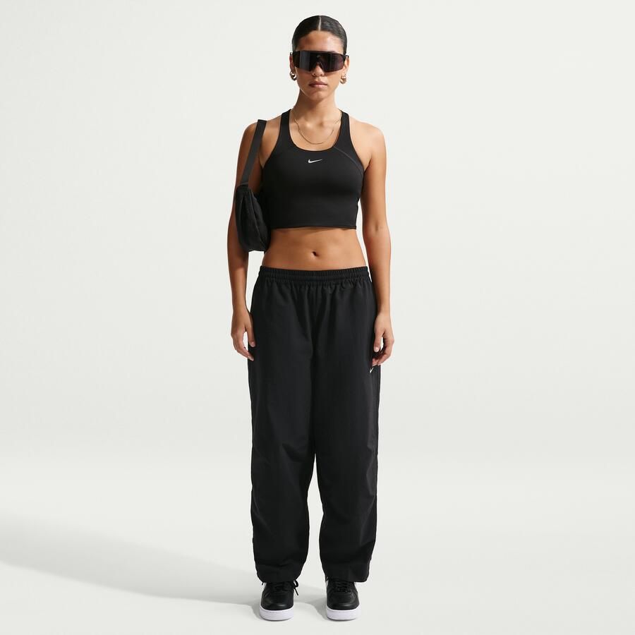 Nike Tempo korte tanktop met sport-bh met medium ondersteuning Zwart - Foto 3