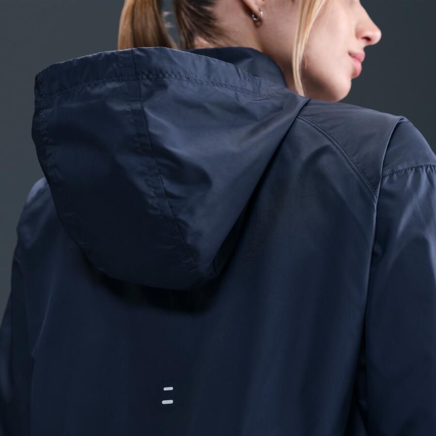 Nike Tempo Repel hardloopjack voor dames Blauw