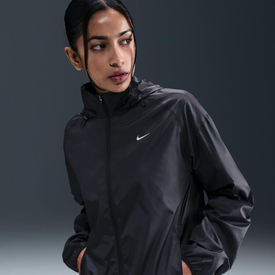 Nike Tempo Repel hardloopjack voor dames Zwart - Foto 4