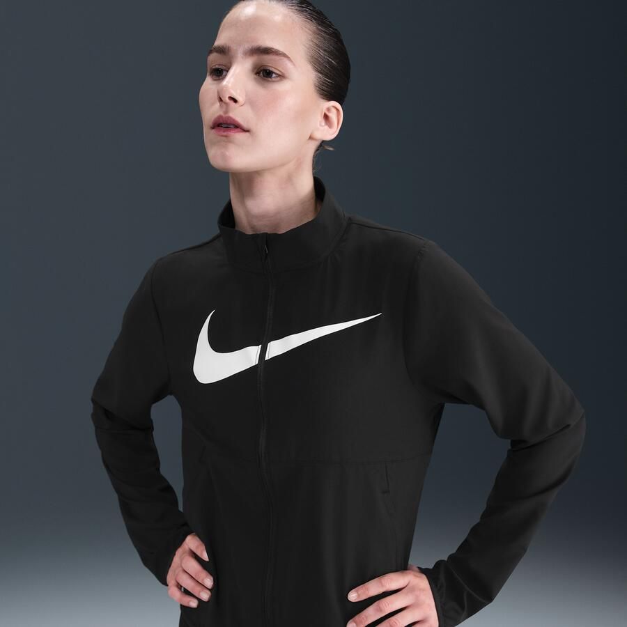 Nike Tempo Swoosh Run Dri-FIT hardloopjack voor dames Zwart - Foto 4