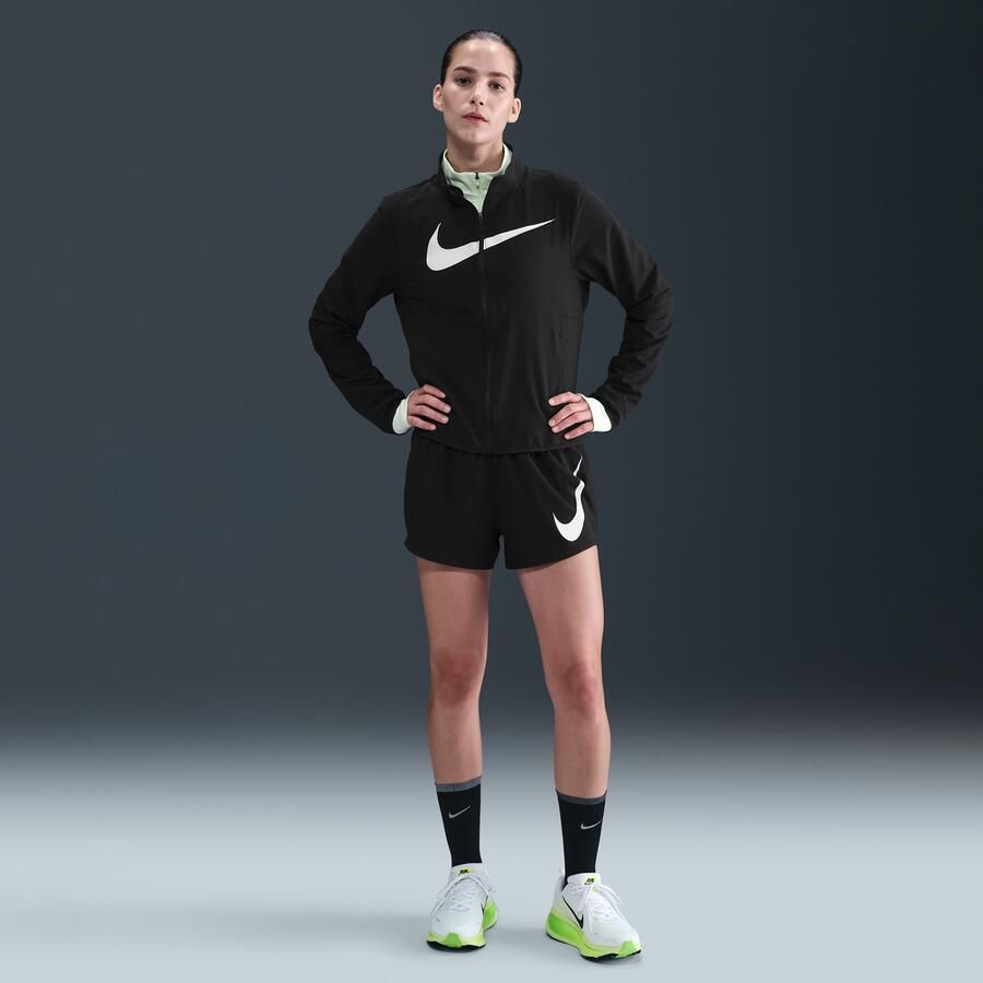 Nike Tempo Swoosh Run Dri-FIT hardloopjack voor dames Zwart - Foto 3