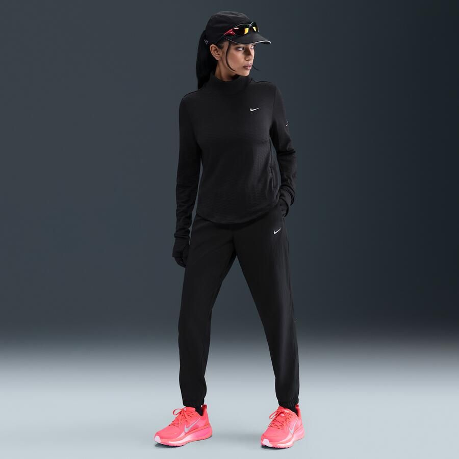 Nike Tempo Warm Dri-FIT hardloopbroek met halfhoge taille voor dames Zwart - Foto 3