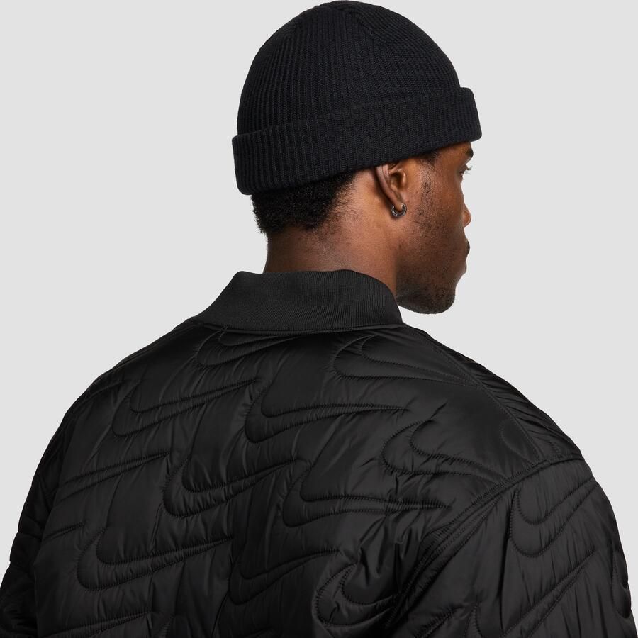 Nike Terra Futura365 beanie met korte omslag Zwart - Foto 4