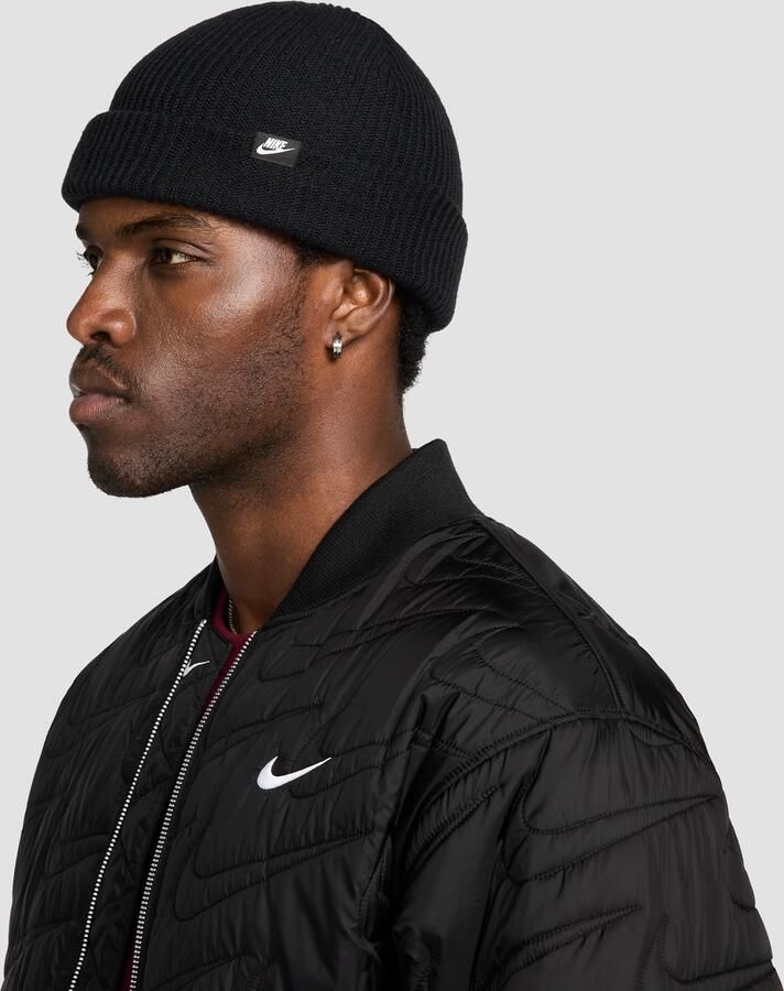 Nike Terra Futura365 beanie met korte omslag Zwart - Foto 3
