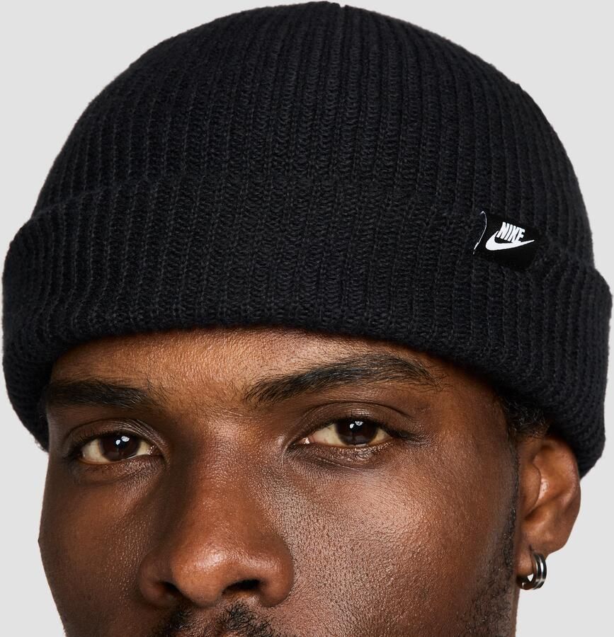 Nike Terra Futura365 beanie met korte omslag Zwart - Foto 2