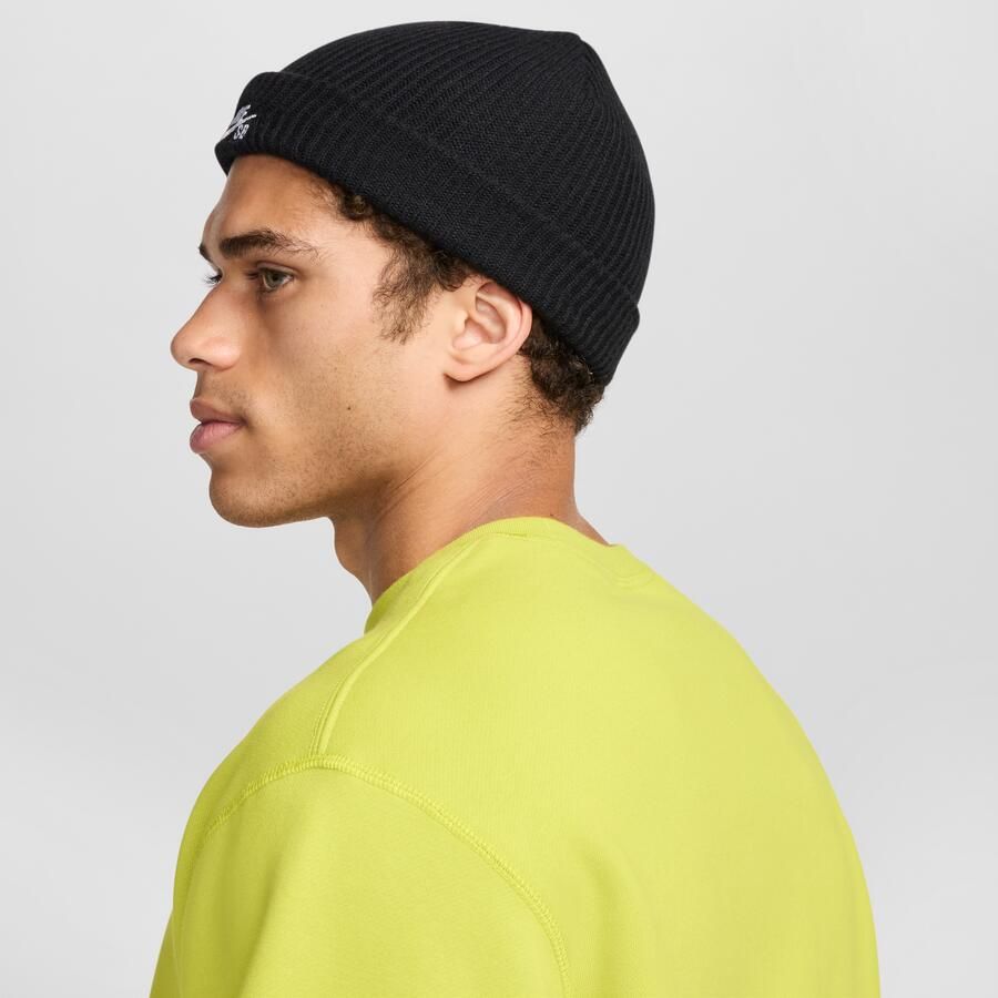 Nike Iconische Zwarte Beanie voor nen Black