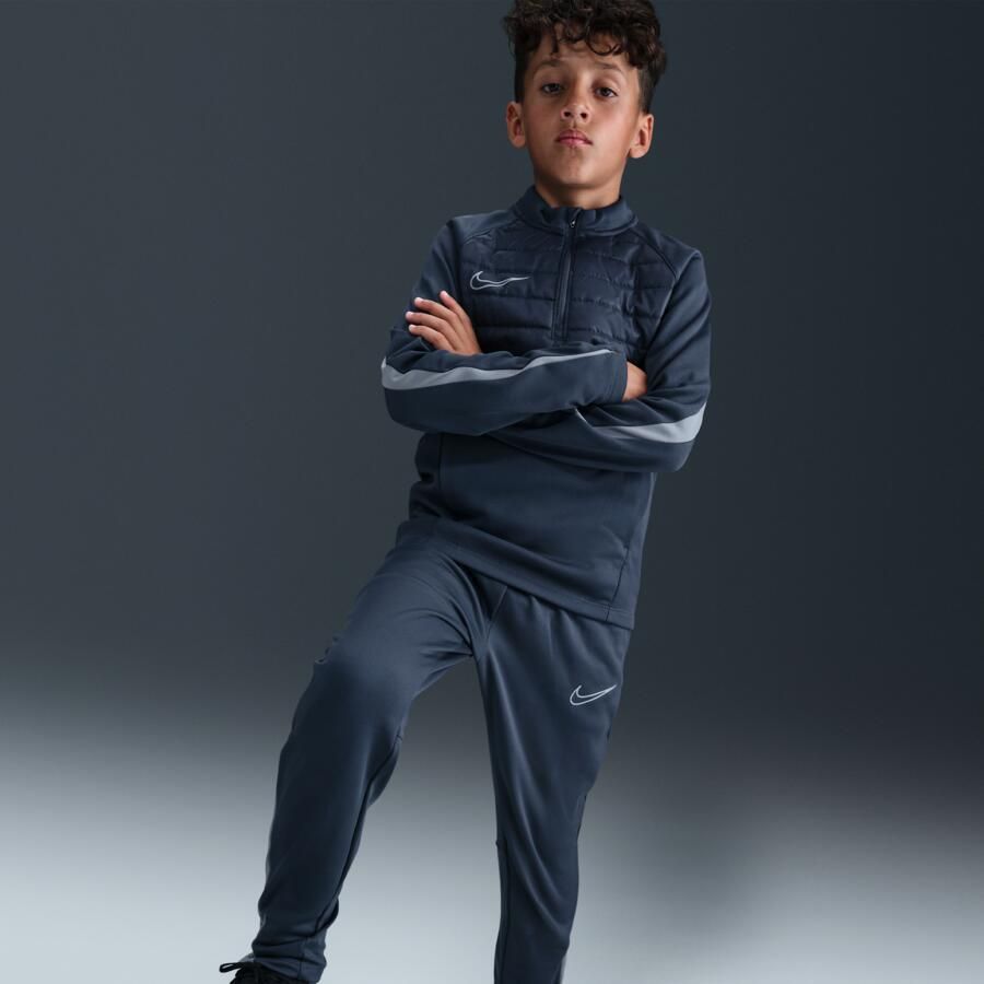 Nike Therma-FIT Academy voetbalbroek voor kids Blauw - Foto 3