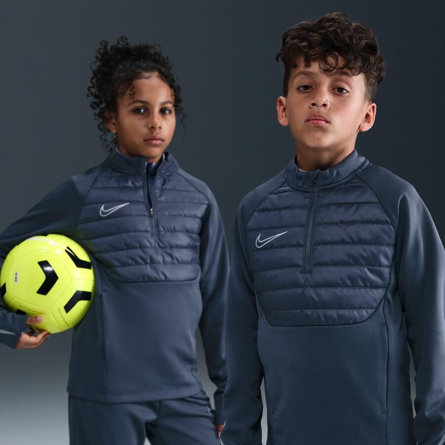 Nike Therma-FIT Academy voetbaltrainingstop voor kids Blauw - Foto 4