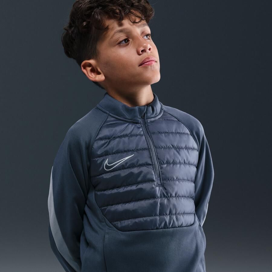 Nike Therma-FIT Academy voetbaltrainingstop voor kids Blauw - Foto 2
