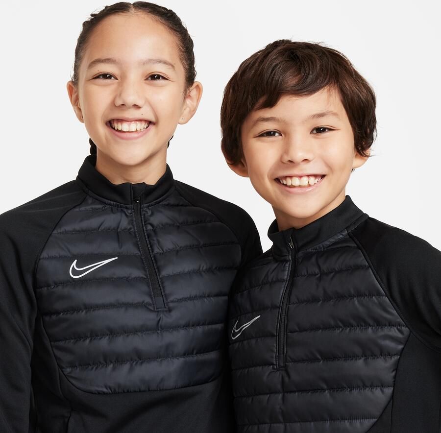 Nike Therma-FIT Academy voetbaltrainingstop voor kids Zwart - Foto 2