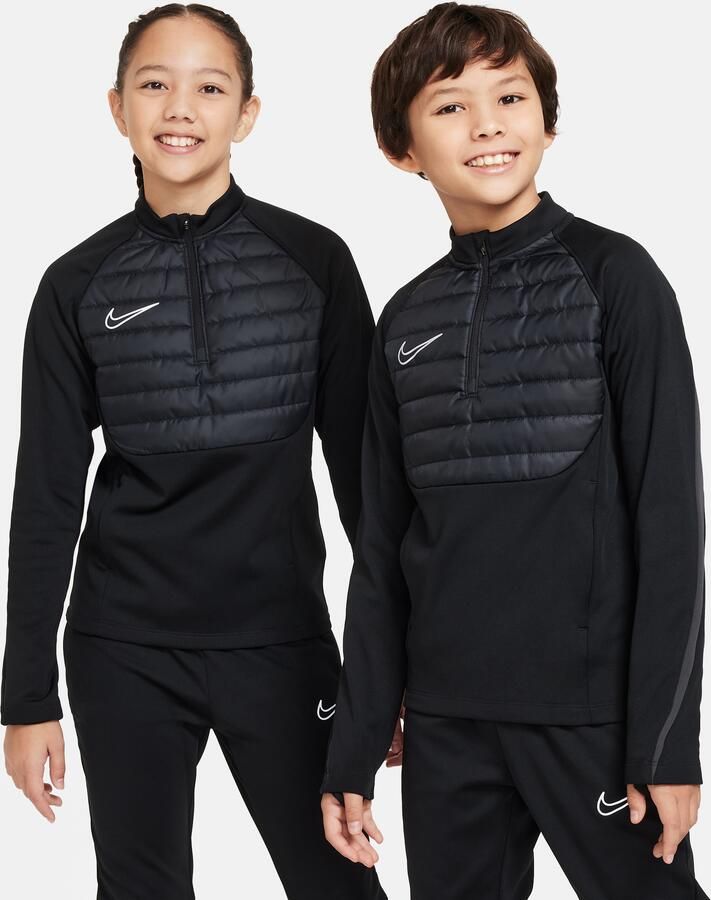 Nike Therma-FIT Academy voetbaltrainingstop voor kids Zwart - Foto 3