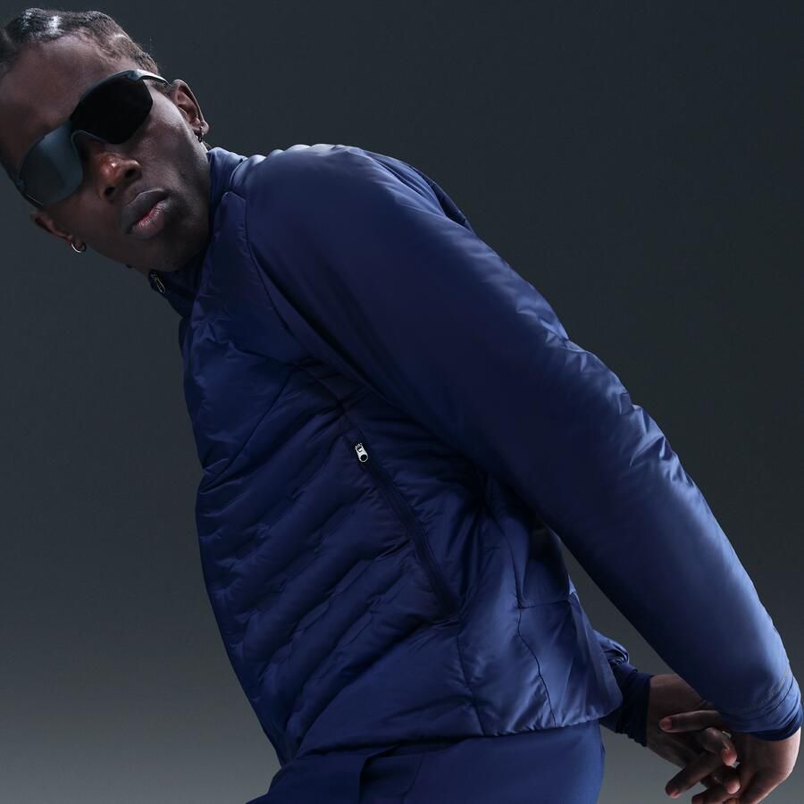 Nike Therma-FIT ADV AeroLoft Repel hardloopjack met dons voor heren Blauw - Foto 2