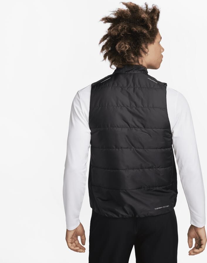Nike Therma-FIT ADV Repel AeroLoft hardloopbodywarmer met donsvulling voor heren Zwart
