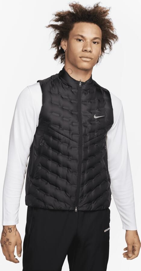 Nike Therma-FIT ADV Repel AeroLoft hardloopbodywarmer met donsvulling voor heren Zwart - Foto 4