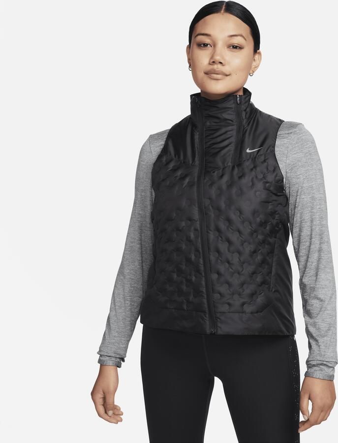 Nike Therma-FIT ADV Repel AeroLoft hardloopbodywarmer voor dames Zwart - Foto 4