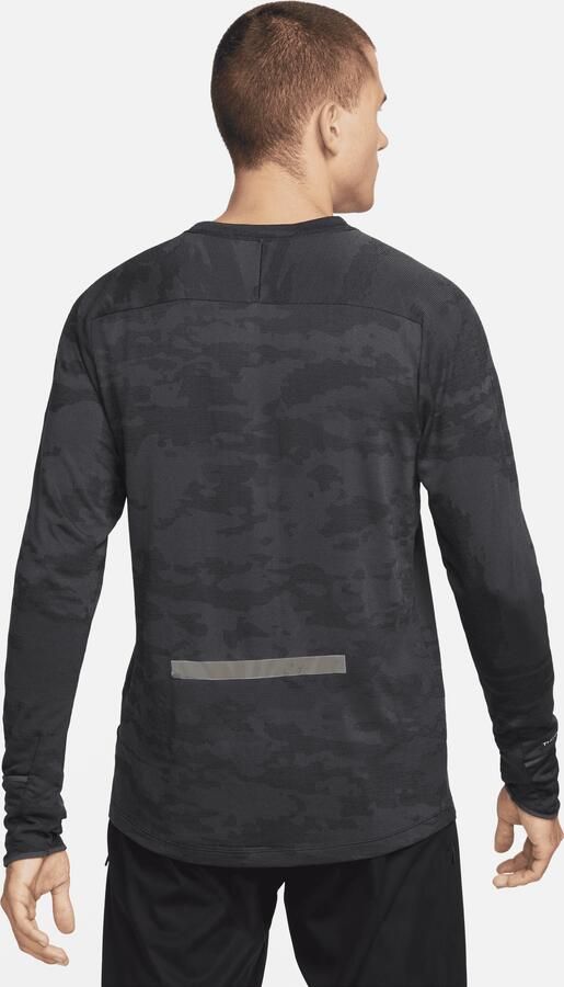 Nike Therma-FIT ADV Running Division hardlooptop met lange mouwen voor heren Zwart - Foto 4