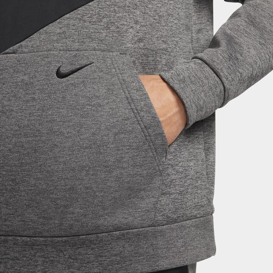 Nike Therma-FIT Fitnesshoodie voor heren Grijs - Foto 2