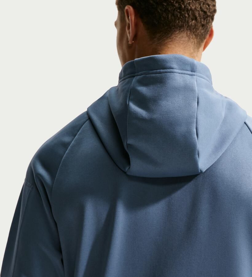 Nike Therma-FIT fitnesstop met rits over de hele lengte voor heren Blauw - Foto 2