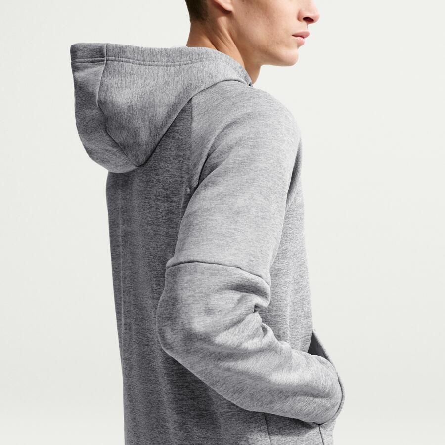 Nike Therma-FIT fitnesstop met rits over de hele lengte voor heren Grijs - Foto 2