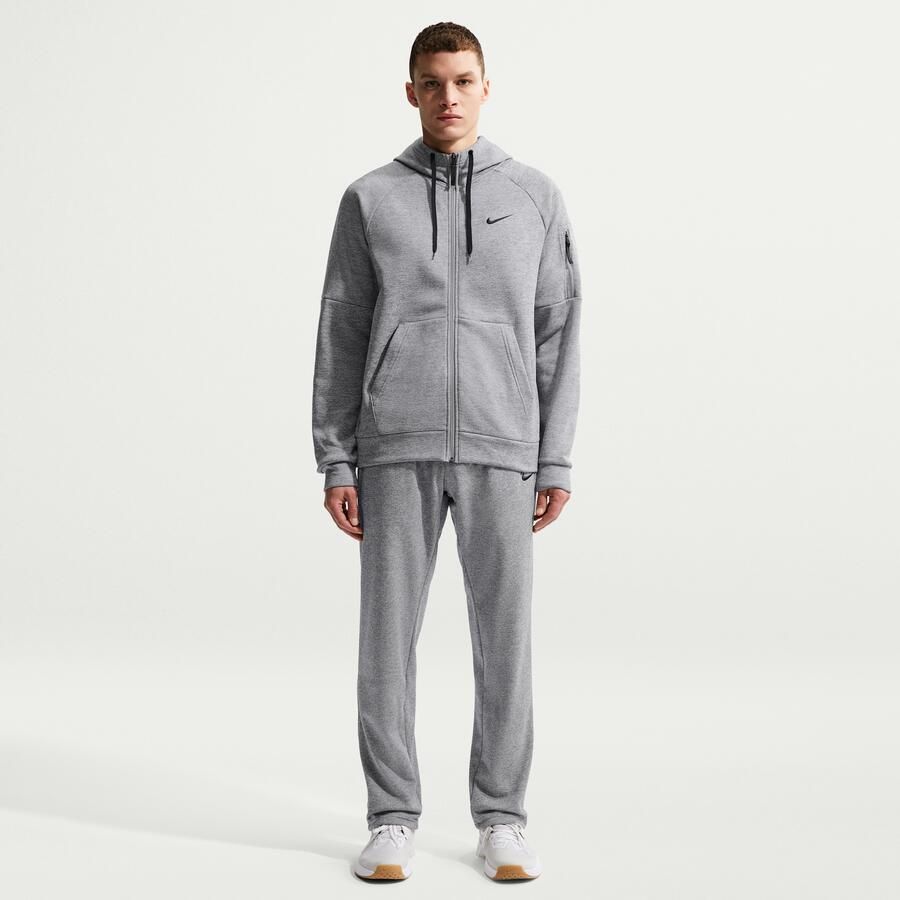 Nike Therma-FIT fitnesstop met rits over de hele lengte voor heren Grijs - Foto 4