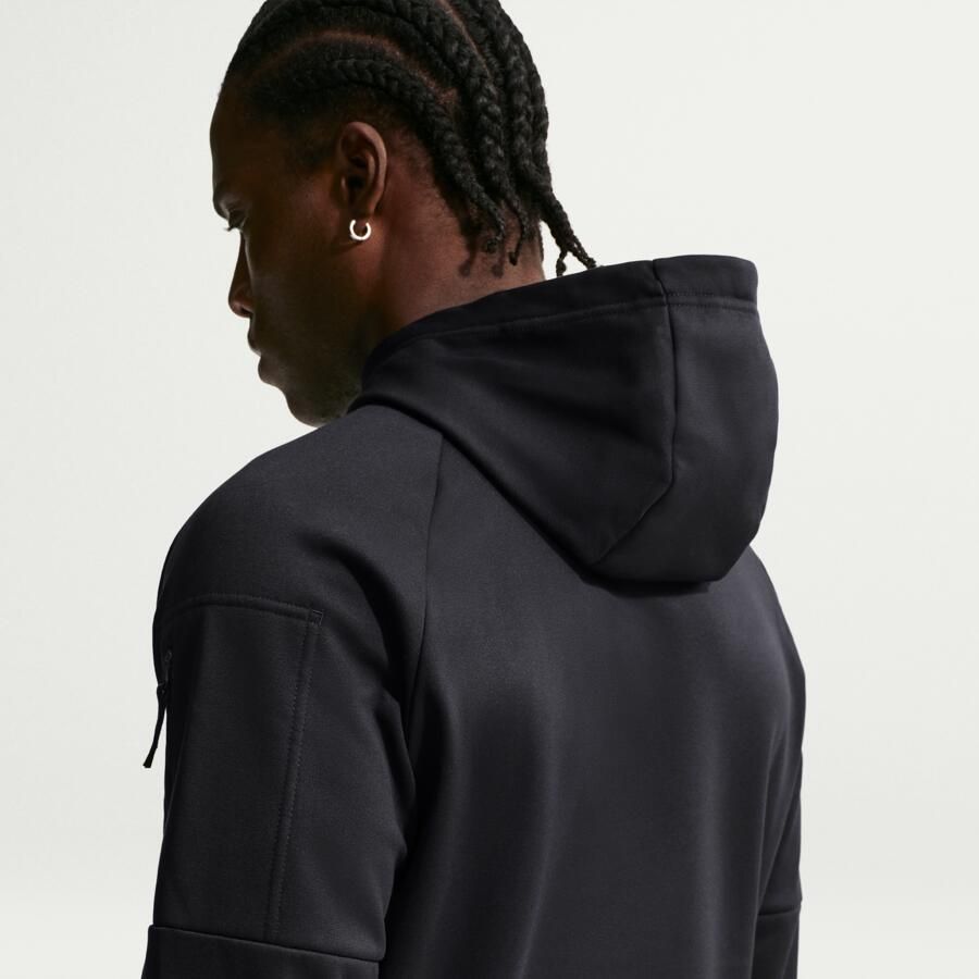 Nike Therma-FIT fitnesstop met rits over de hele lengte voor heren Zwart - Foto 2